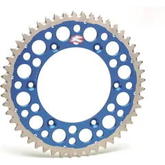 RENTHAL Twinring Aluminium Ultra-Light Self-Cleaning Hard Anodized Rear Sprocket 1500 - 520 for Yamaha WR125, WR250, WR400F