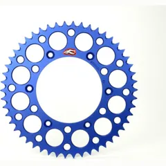 RENTHAL Aluminium Ultra-Light Self-Cleaning Rear Sprocket 150U - 520 for Yamaha TT-R125, WR125, WR250 Fantic XE125, XX125 150U-520-50GBBU