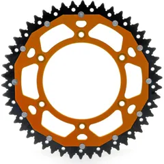 ART Dual-Components Ultraleichtes selbstreinigendes Aluminium-/Stahlritzel hinten 897 - 520 für KTM, Husaberg, Husqvarna ART-897-51-ORG