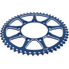ART Aluminium Ultra-Light Self-Cleaning Rear Sprocket TM - 520 for TM Racing EN125, EN144, EN250 ART-TMA-51-BLU