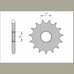 AFAM Standard Stahlritzel vorne 22900 - 530 für Suzuki GSX1300B-KING, GSX1300HAYABUSA, GSX-R1000