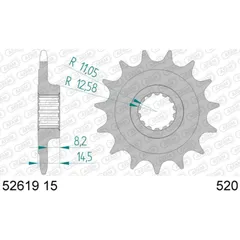 AFAM Standard Stahlritzel vorne 52619 - 520 für Ducati 821MONSTER, 950HYPERMOTARD, MONSTER