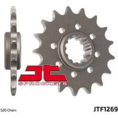JT SPROCKETS Steel Standard Front Sprocket 1269 - 520 for Honda CB600FHORNET, CB900FHORNET, CBR1000RR