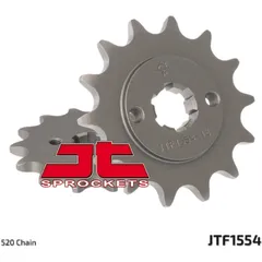 JT SPROCKETS Standard Stahlritzel vorne 1554 - 520 für Hyosung GT250COMET, GT250R, GV250AQUILA Yamaha TT-R230, YFS200BLASTER