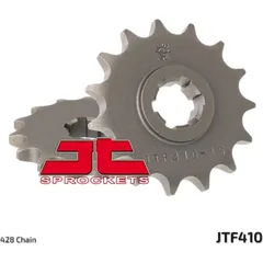 JT SPROCKETS Standard Stahlritzel vorne 410 - 428 für Hyosung 125KARIONRT, GA125CRUISE, GF125 Suzuki GN125, GZ125MARAUDER, TU125