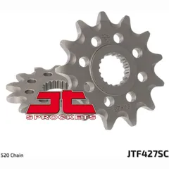 JT SPROCKETS Selbstreinigendes Stahlritzel vorne 427 - 520 für Suzuki PE175, RM100, RM125 Beta JONATHAN350