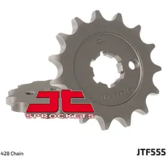 JT SPROCKETS Standard Stahlritzel vorne 555 - 428 für Kawasaki KX100, KX65, KX80 Suzuki RM100, RM65 JTF555.14