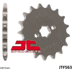 JT SPROCKETS Steel Standard Front Sprocket 563 - 420 for Suzuki AP50, GT50, JR50 Yamaha DT50, DT80, TY50 JTF563.13
