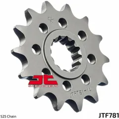 JT SPROCKETS Stahl Standard Ritzel vorne 781 - 525 für Benelli BN302, TRK502