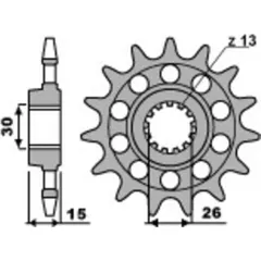 PBR Racing Standard Stahlritzel vorne 2199 - 520 für BMW HP4, HP4RACE, S1000R 2199.17.18NC