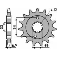 PBR Standard Stahlritzel vorne 2276 - 520 für KTM 390DUKE, RC390, RC390R Husqvarna SVARTPILEN401, VITPILEN401 2276.14.18NC