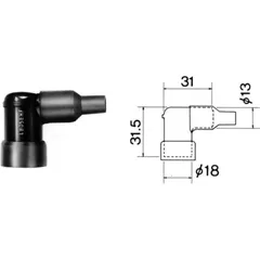 NGK Zündkerzenstecker - LDFH