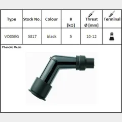 NGK Zündkerzenstecker - VD05EG für KTM, Beta, Husqvarna