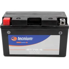 TECNIUM Wartungsfreie Batterie Werkseitig aktiviert - BT7B-4 für Ducati, Yamaha, MBK