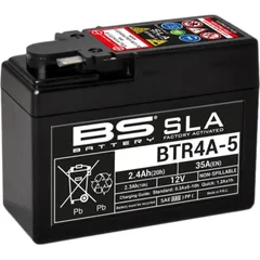 BS BATTERY SLA Wartungsfreie Batterie Werkseitig aktiviert - BTR4A-5 für Honda SJ50BALI, SZX50X8R