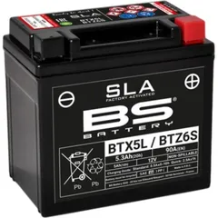 BS BATTERY SLA Wartungsfreie Batterie Werkseitig aktiviert - BTX5L / BTZ6S für KTM, Beta, Honda