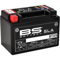 BS BATTERY SLA Battery Maintenance Free Factory Activated - BTX9 for Honda, Kawasaki, KTM
