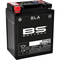 BS BATTERY SLA Battery Maintenance Free Factory Activated - BTX14AH/BB14-A2/B2 for Polaris, Yamaha, Kawasaki