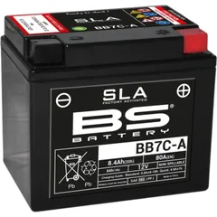 BS BATTERY SLA Battery Maintenance Free Factory Activated - BB7C-A for Yamaha TW200