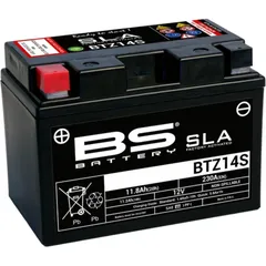 BS BATTERY SLA Battery Maintenance Free Factory Activated - BTZ14S for Honda, KTM, Yamaha