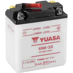 YUASA Battery Conventional without Acid Pack - 6N6-3B for Honda CG125, SH125