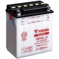 YUASA Battery Conventional without Acid Pack - YB14L-A for Yamaha XTZ750