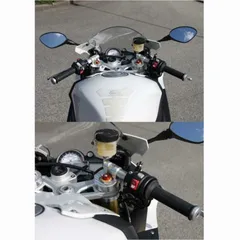 LSL Twin Match Raised Clip-On Bars - for: BMW S100RR for S1000RR