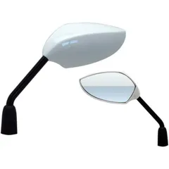 V PARTS Cool Mirror Universal M10/125 - White (pair)