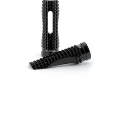 V PARTS Evo 2 Foot Pegs Black