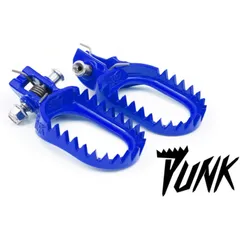 S3 Punk Footrests Steel Blue for KTM, Husqvarna, for: Gas Gas