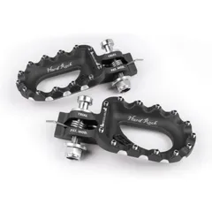 S3 Hard Rock Footrests Aluminium Black for Beta, for: Gas Gas, Sherco
