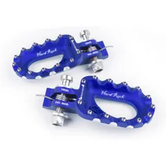 S3 Hard Rock Footrests Aluminium Blue for Beta, for: Gas Gas, Sherco