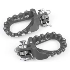 S3 Hard Rock Enduro Footrests Aluminium Titanium for KTM, TM Racing, Husqvarna