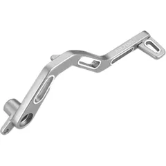V PARTS Brake Pedal Aluminium Grey for: Derbi for CROSSCITY125, MULHACEN125, SENDA125