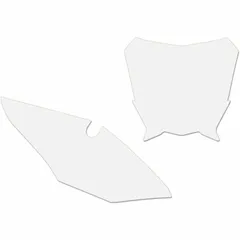 BLACKBIRD Startnummern-Untergründe weiss für: Honda CRF450R für CRF250R