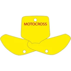 BLACKBIRD Plate Stickers Yellow for: KTM EXC for 125EXC, 200EXC, 250EXC 3518/000004