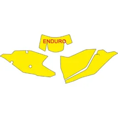 BLACKBIRD Plate Stickers Red for: KTM EXC/EXC-F for 125EXC, 250EXC, 250EXC-F