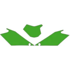 BLACKBIRD Plate Stickers Green Gas Gas EC for GAS GAS EC125, EC200, EC250F
