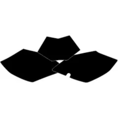 BLACKBIRD Plate Stickers Black for: Beta RR for RR1254TENDURO, RR1254TMOTARD, RR3504TENDURO