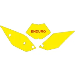BLACKBIRD Plate Stickers Black for: Beta RR for RR3504TENDURO, RR3904TENDURO, RR4304TENDURO