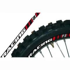 BLACKBIRD Wheel Graphic Stickers Red Universal