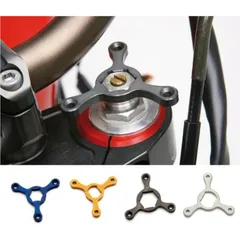 22MM /HEXAGONAL GOLD FORK ADJUSTER for Aprilia RSV4 Triumph TIGER1050