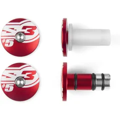 S3 End 5 Bar Ends Ø14mm Red for GAS GAS EC250, EC250F, EC300