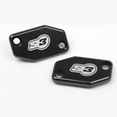 S3 Clutch Master-Cylinder Cover Black Braktec