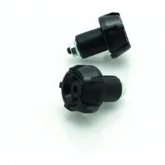 V PARTS Spark Ø18mm Bar Ends Black/Black