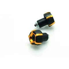 V PARTS Spark Ø18mm Bar Ends Black/Gold