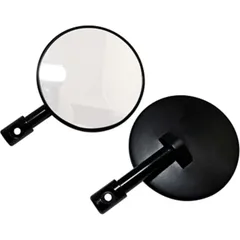 BIHR Mirror Universal 80mm - Black (pair)