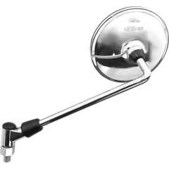 V PARTS Mirror OEM - Chrome for: Suzuki GS500E/Vanvan (1pc) for Suzuki RV125VANVAN
