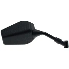 V PARTS F1 Rectangular Right Mirror Universal M8/125 - Carbon (1pc) for Peugeot JETFORCE502T, JETFORCE502TC-TECH, JETFORCE502TTSDI TGB BULLET50