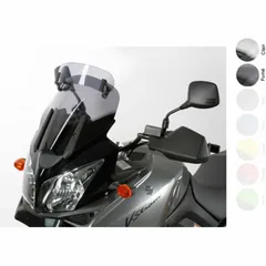 MRA Variotouring VT Windshield with spoiler - Smoke Grey for Suzuki DL1000V-STROM, DL650V-STROM Kawasaki KLV1000